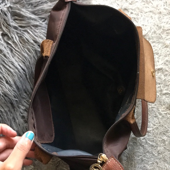 Longchamp Medium Nylon Tote in Brown - Picture 4 of 4